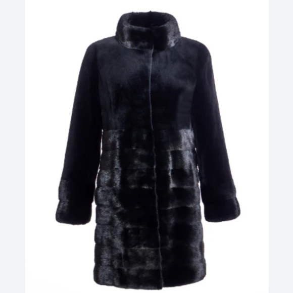 Maximillian Jackets & Blazers - Maximilian Sheared & Long-Hair Mink Coat - Excellent Condition